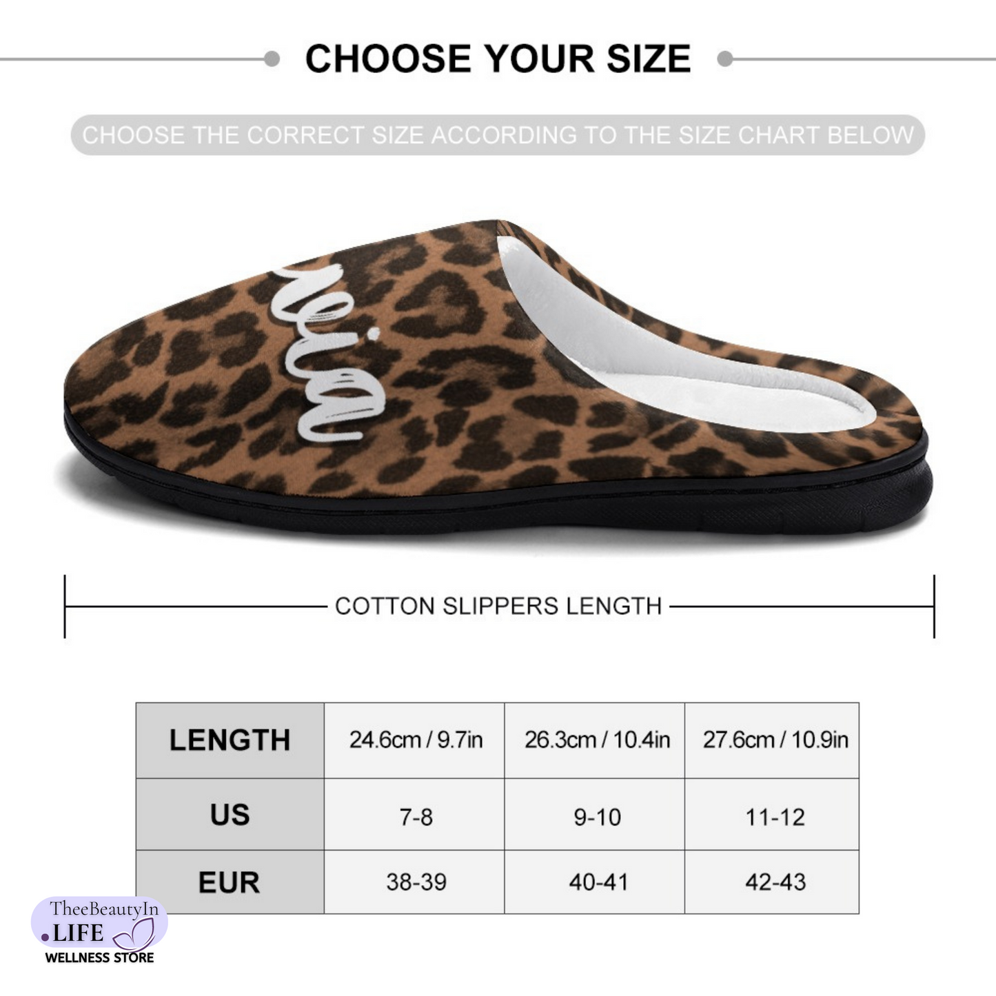 Panther Print House Shoe Slippers | Custom Animal Slippers for Women | Cute Bedroom Shoes for Adults | Robe and Slipper Gift Sets for Women | Jaguar and Pink House Shoes