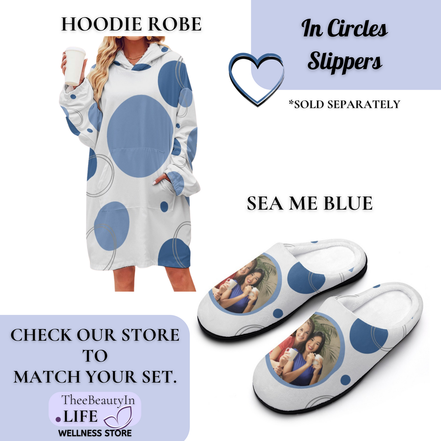 In Circles Custom Photo House Shoe Slippers | Fun Personalized Slippers | Ladies Slippers | Plush Cotton House Shoes | Cozy Bedroom Slippers with Hard Bottoms